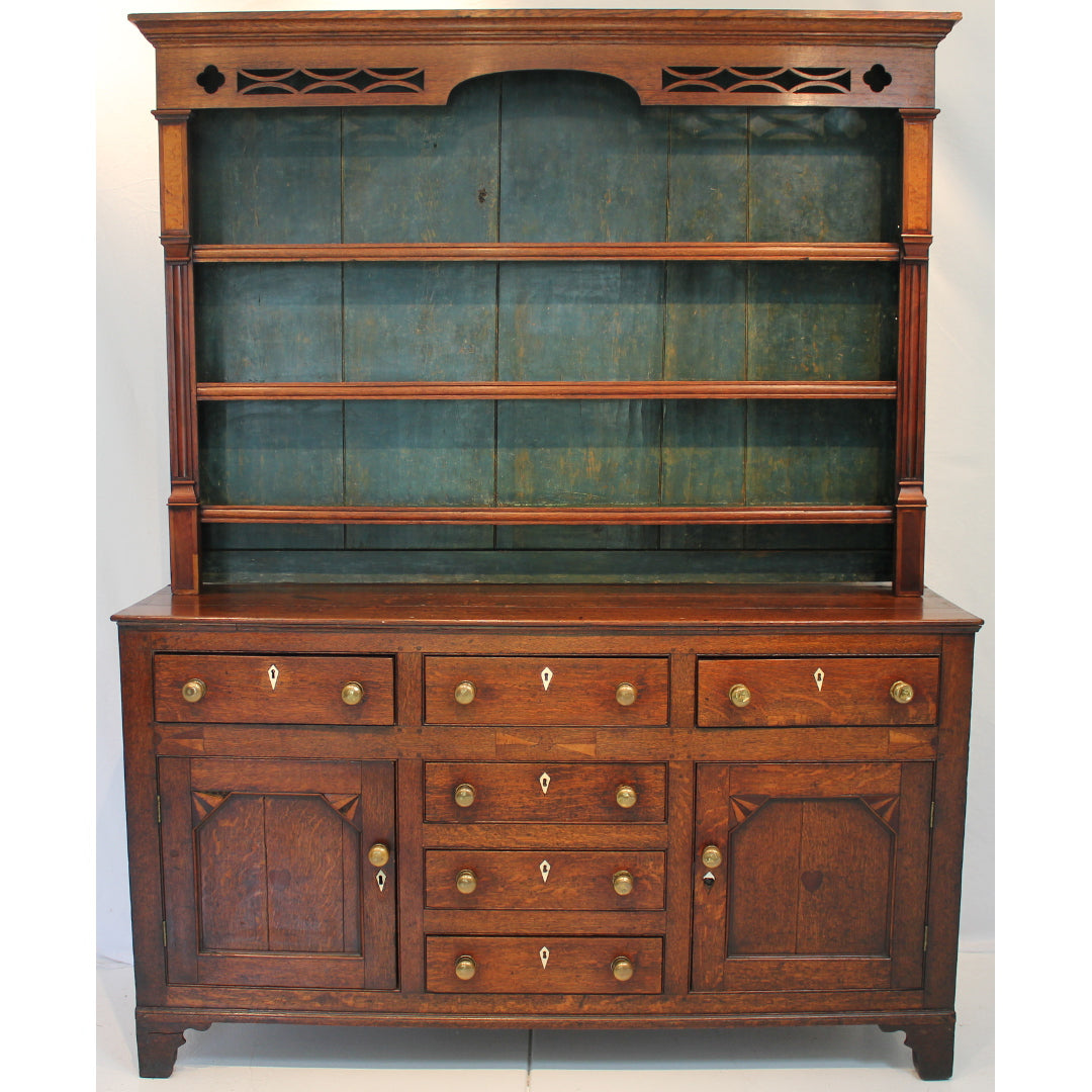 Antique English Georgian Oak Cupboard | Work of Man
