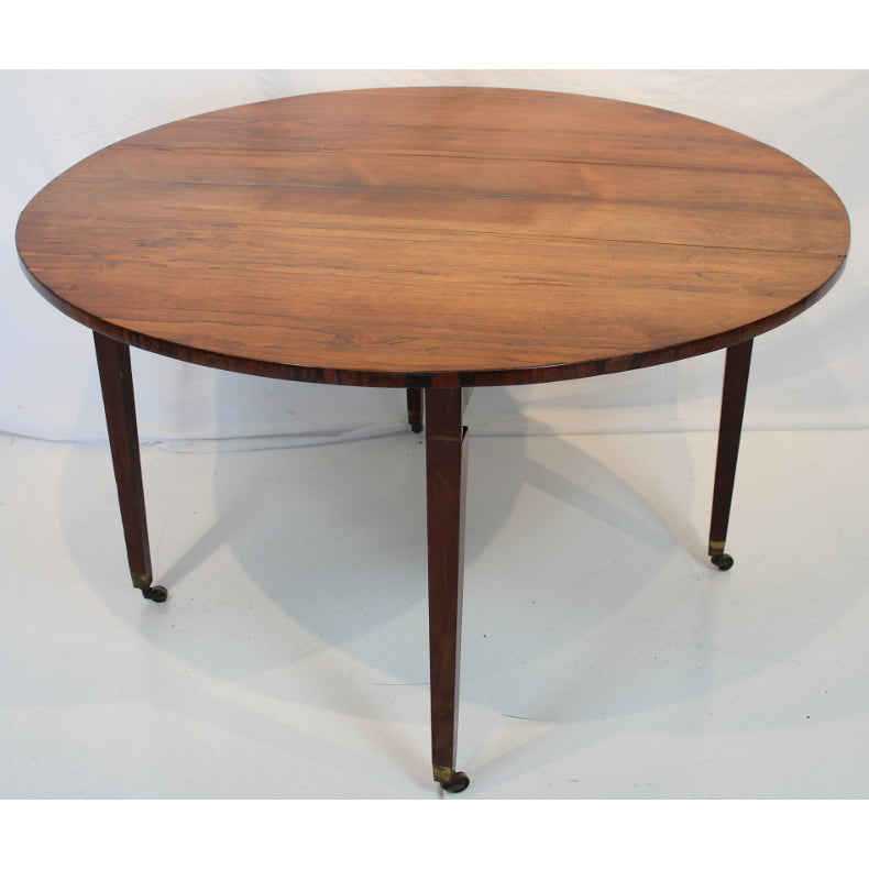 Antique American Federal Rosewood Drop Leaf Table | Work of Man