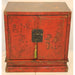 Antique Chinese Red Lacquer Chinoiserie Cabinet | Work of Man
