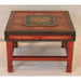 Antique Chinese Red Lacquer Game Table | Work of Man