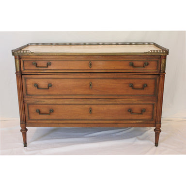 Antique Louis XVI Marble Top Chest | Work of Man