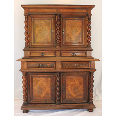 Antique French Henri IV Walnut Meuble A Deux Corps | Work of Man
