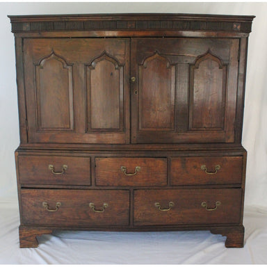 Antique English Oak Georgian Cupboard | Work of Man