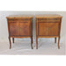 Antique Louis XV Marquetry Marble Top Commodes | Work of Man