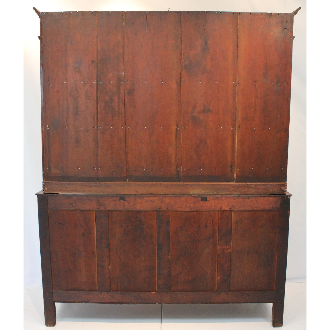 AF3-328: Antique Late 18th Century English Georgian Oak Cupboard