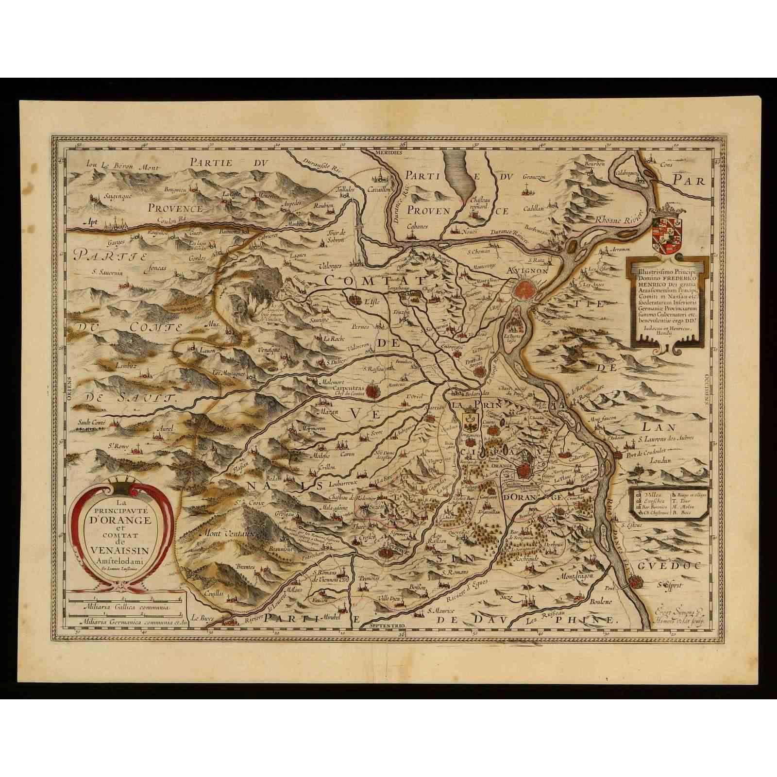 Johannes Jansson - Circa 1653 Map of France - Engraving | Work of Man