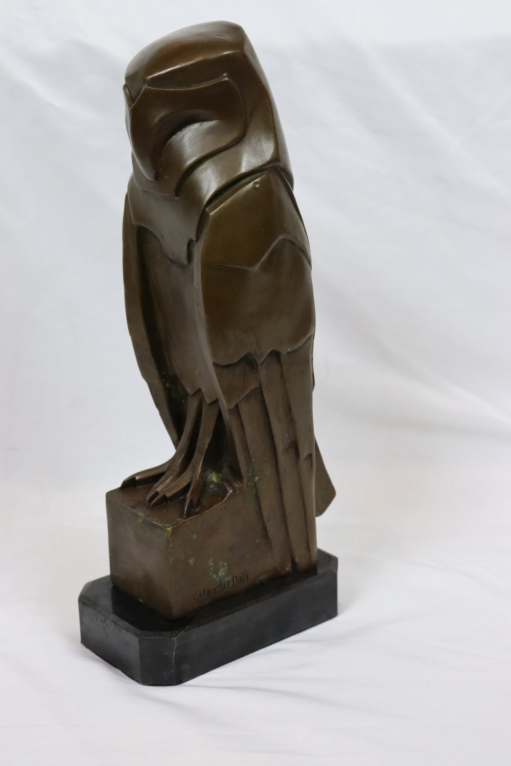 AW11-016: BRONZE SCULPTURE OF A MALTESE FALCON - AFTER SALVADOR DALI