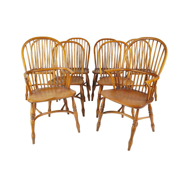 ANTIQUE WINDSOR DINING CHAIRS | Work of Man