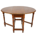 ANTIQUE AMERICAN QUARTER SAWN OAK GATELEG TABLE | Work of Man